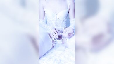 高能预警 劲爆身材TS爆乳情趣尤物肛塞后庭前列腺高潮喷射 炮机强攻地狱快感 锁精爆射第二弹 Wanxuan (17)